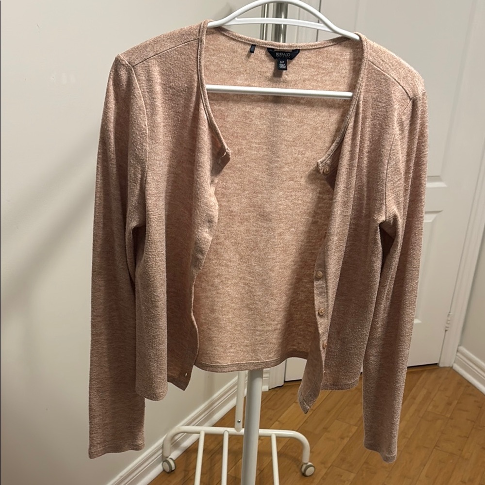Buffalo David Bitton Open-Front Cardigan